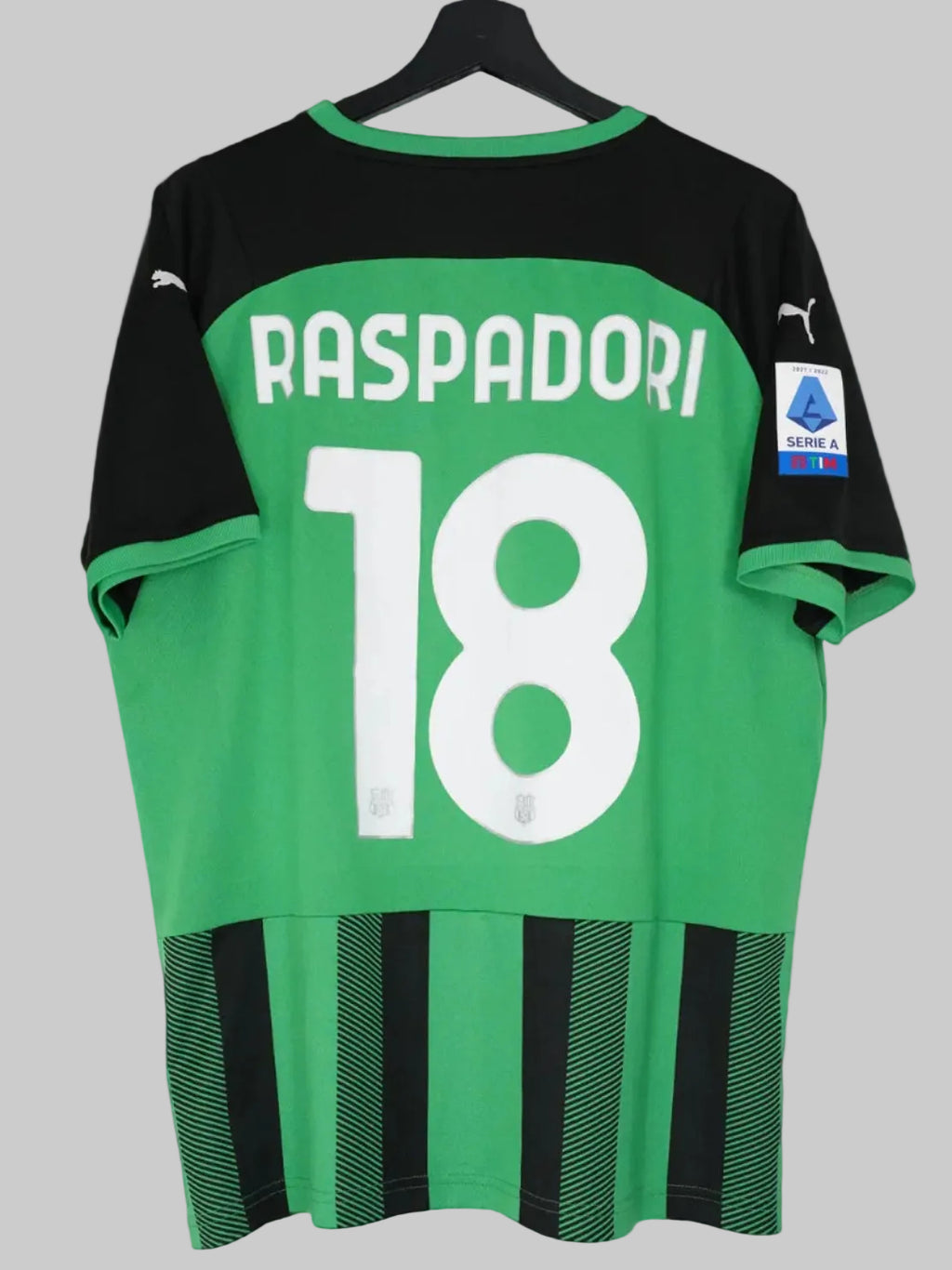 Sassuolo 2021/22 Home Shirt - Raspadori #18 (M)