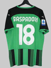 Sassuolo 2021/22 Home Shirt - Raspadori #18 (M)