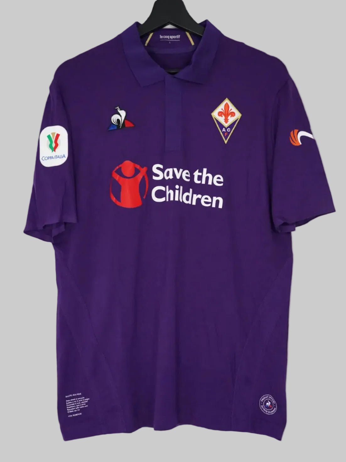 Fiorentina 2018/19 Handsigniertes Heimtrikot - Pjaca #10 (L)