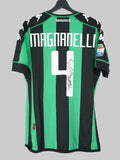 Camiseta de partido y firmada del Sassuolo 2016/17 - Magnanelli #4 (Talla L)