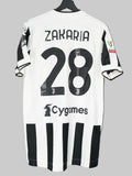 Juventus 2021/22 Matchworn Home Shirt - Zakaria #28 (L/XL)