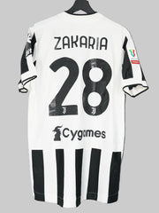 Juventus 2021/22 Matchworn Heimtrikot - Zakaria #28 (L/XL)