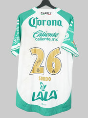 Santos Laguna 2025/26 Matchworn Home Shirt - Sordo #26 (M)