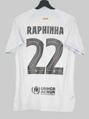 Camiseta Visitante FC Barcelona 2022/23 - Rapinha #22 (S)