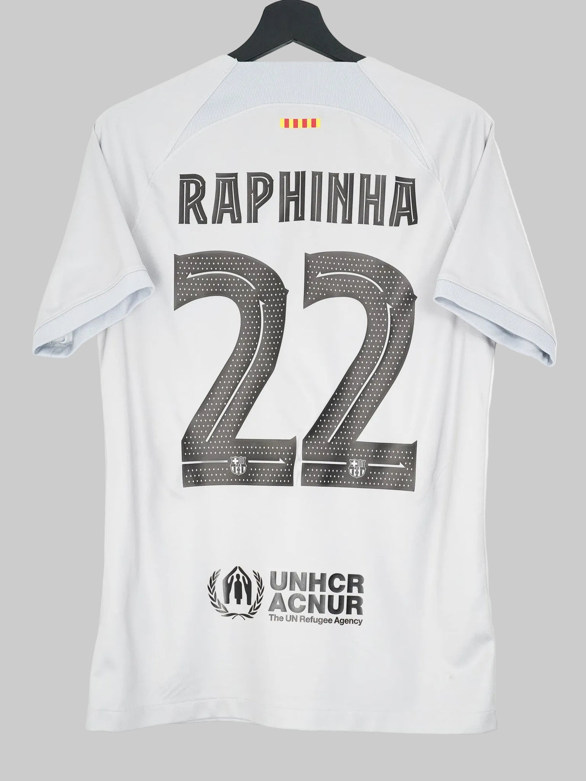 Camiseta Visitante FC Barcelona 2022/23 - Rapinha #22 (S)