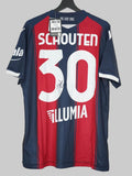 Bologna 2020/21 Signed Home Shirt - Schouten #30 (XL)