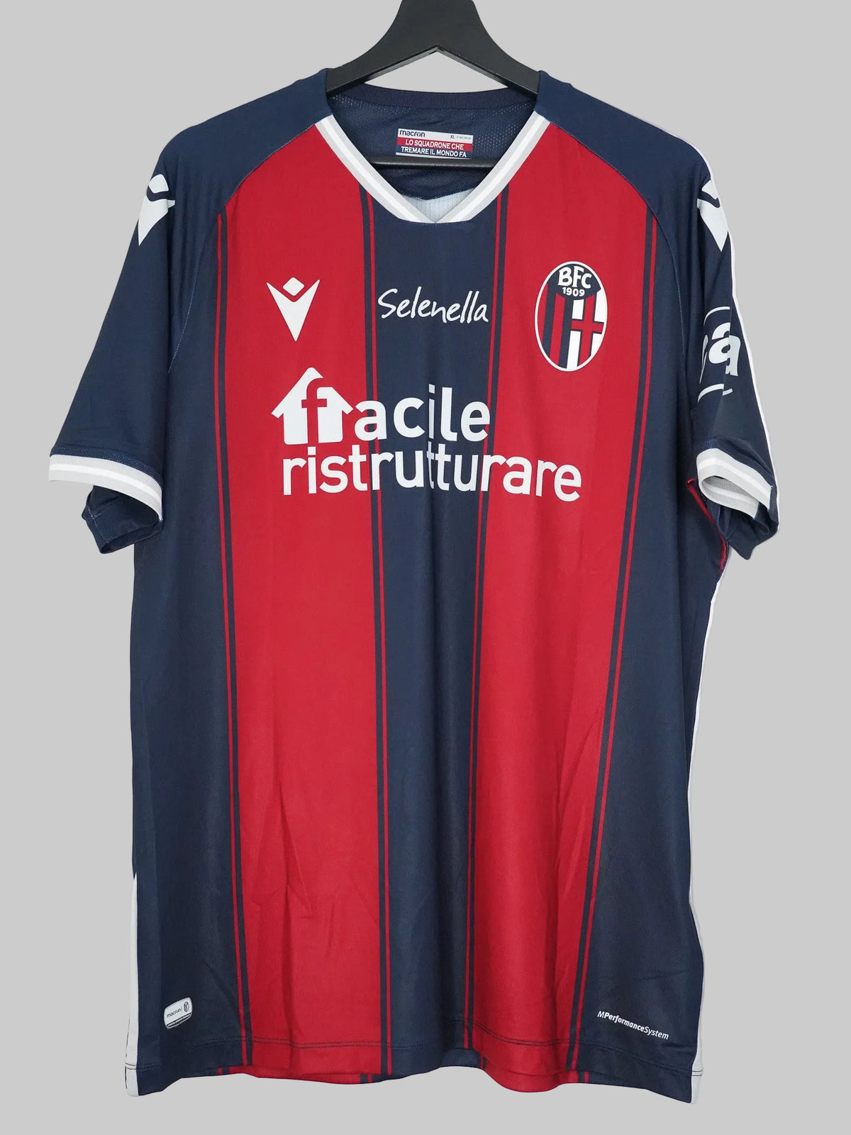 Bologna 2020/21 Signed Home Shirt - Schouten #30 (XL)