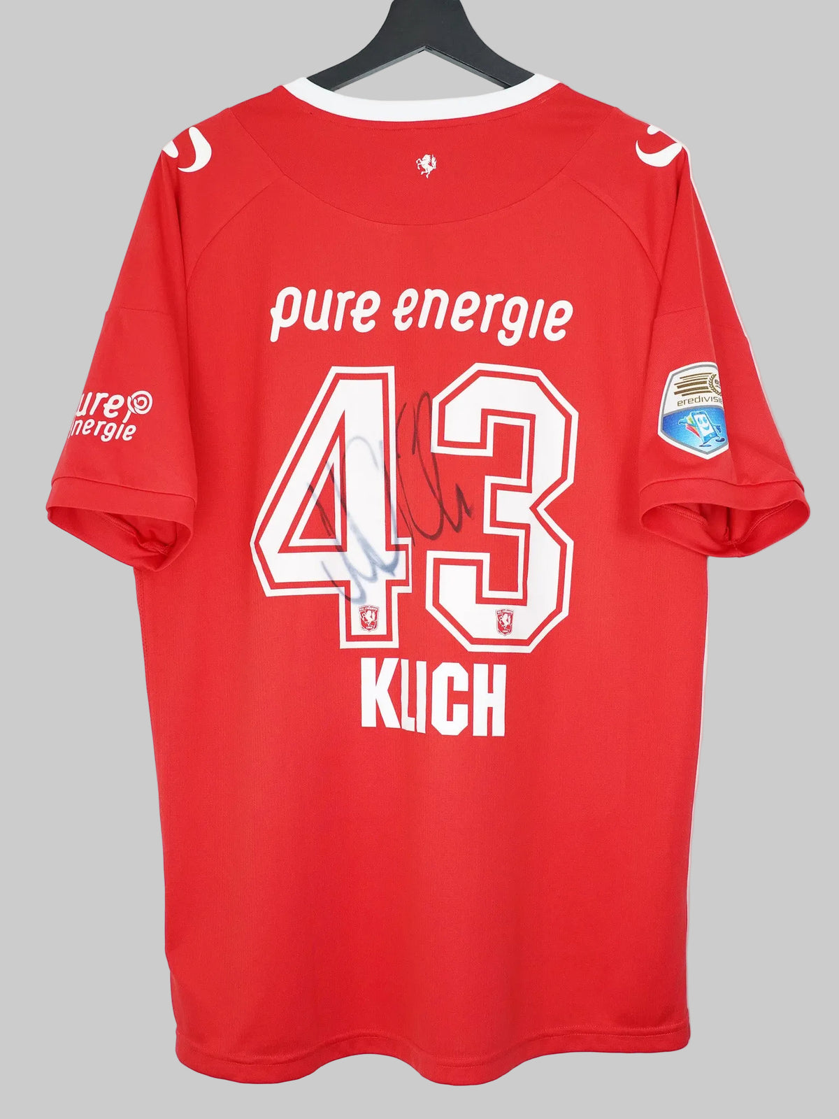 FC Twente 2016/17 Signed Home Shirt - Klich #43 (M)
