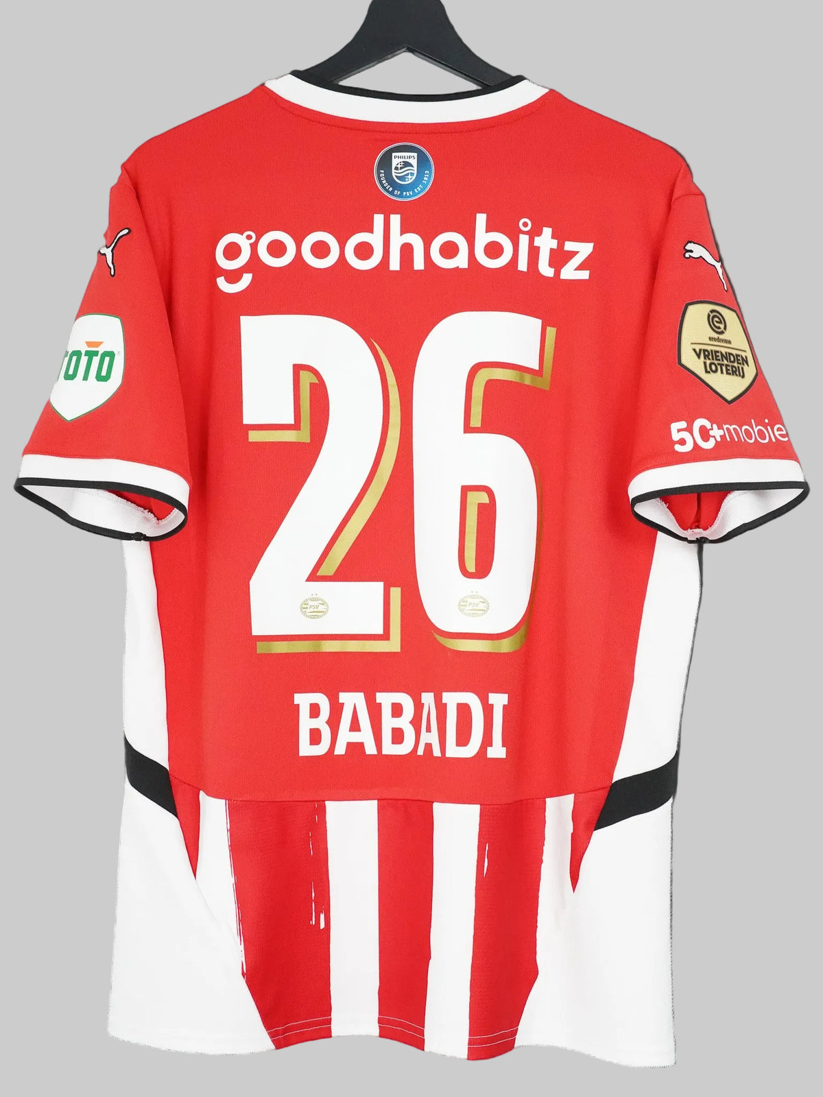 PSV 2023/24 Home Shirt - Babadi #26 (M)