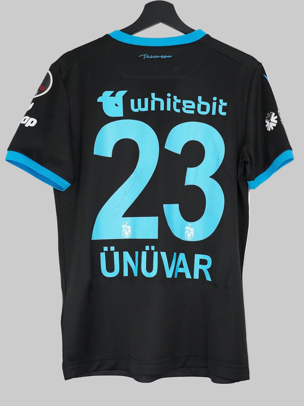 Trabzonspor 2022/23 Match Issue & Signed Third Shirt - Ünüvar #23 (S)