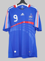 France 2008/09 Home Shirt - Benzema #9 (M)