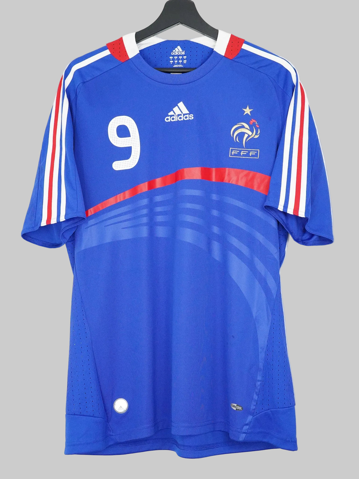 France 2008/09 Home Shirt - Benzema #9 (M)