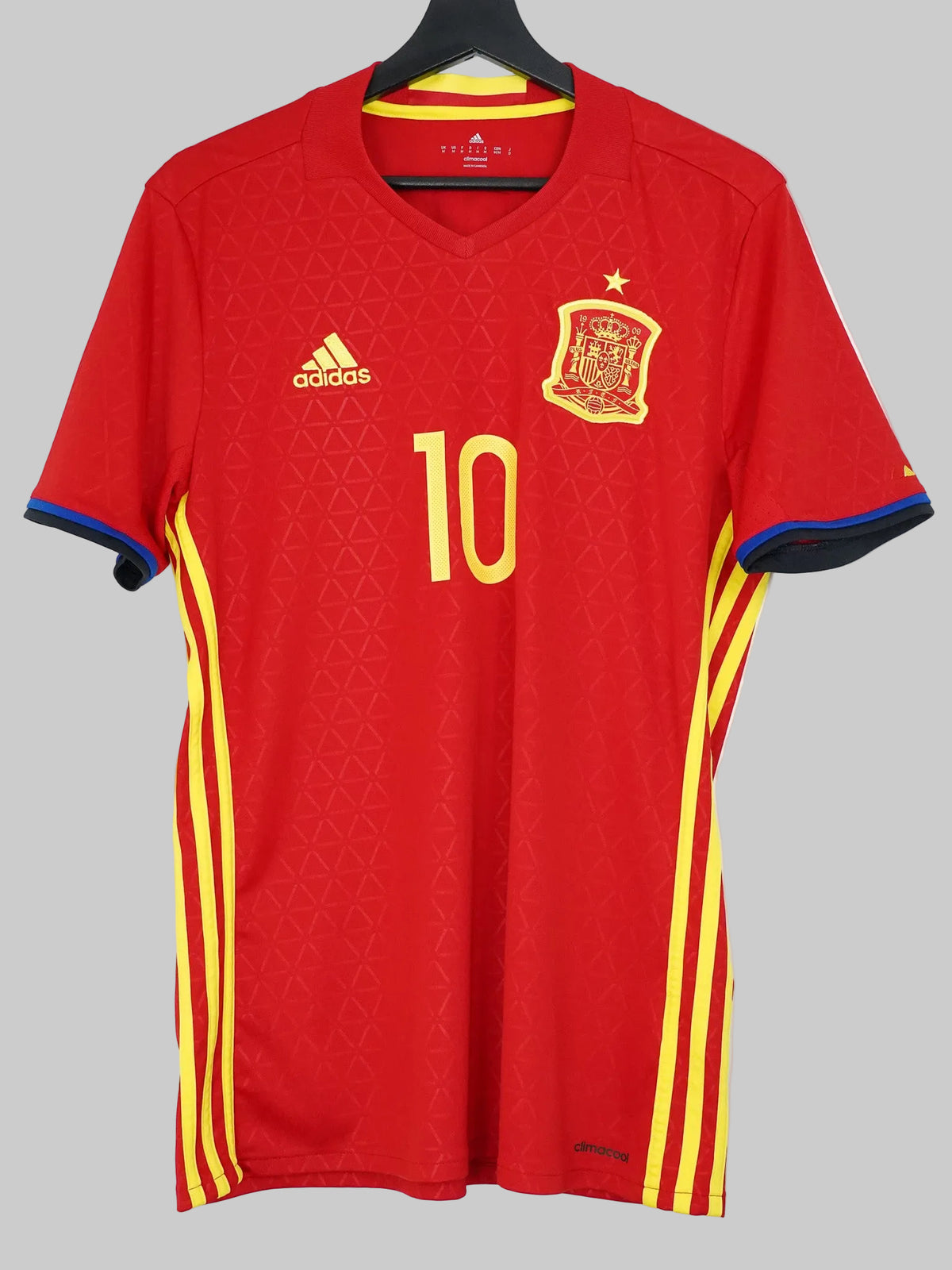 Spain 2016/17 Home Shirt - Fabregas #10 (M)