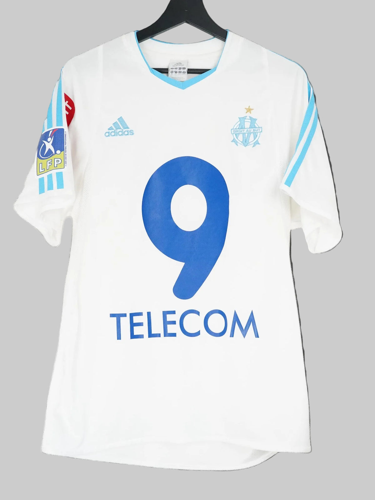 Olympique Marseille 2003/04 Matchworn Home Shirt - Beye #23 (L)