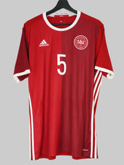 Maillot domicile du Danemark 2015/16 — Durmisi n°5 (L)