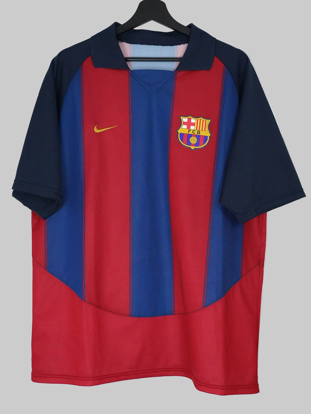 FC Barcelona 2003/04 Home Shirt - Ronaldinho #10 (L)